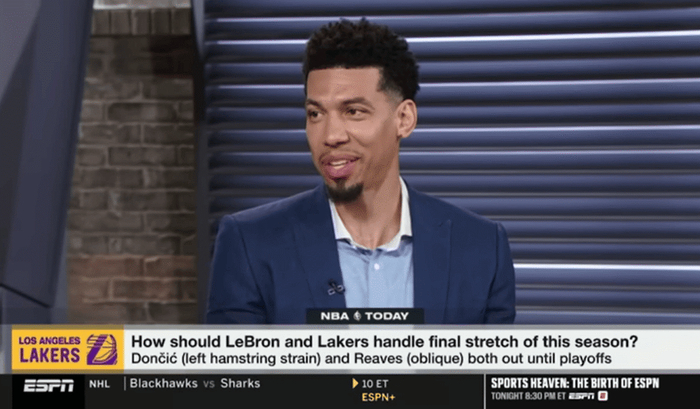 湖人队核心球员丹尼-格林谈团队协作与詹姆斯引